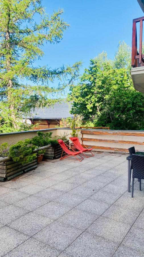 Font-Romeu : T2 Avec Grande Terrasse Et Garage公寓 外观 照片